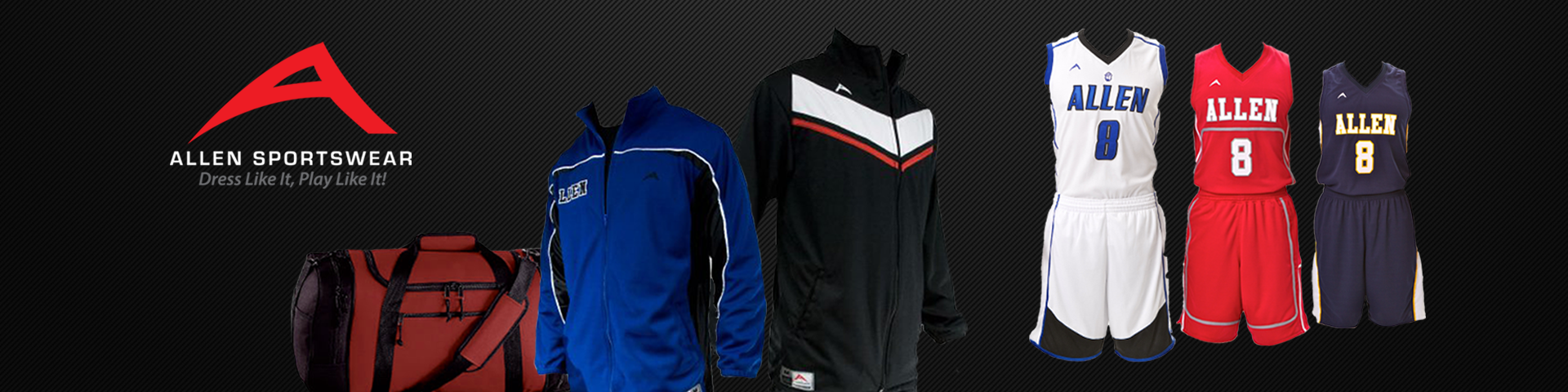 Team Sports Uniforms  Allen Sportswear Custom Team Packages