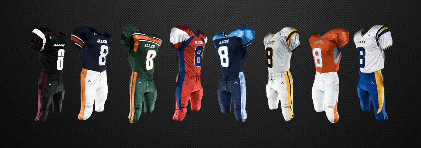 American football Uniforms with your own logos and team names with cheap  Prices