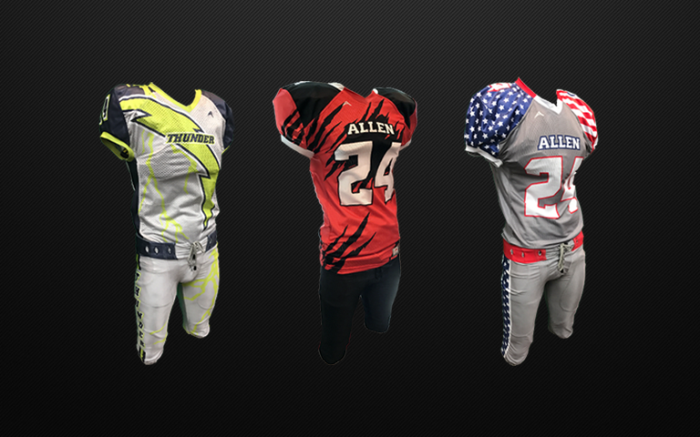 reversible sublimated football jerseys