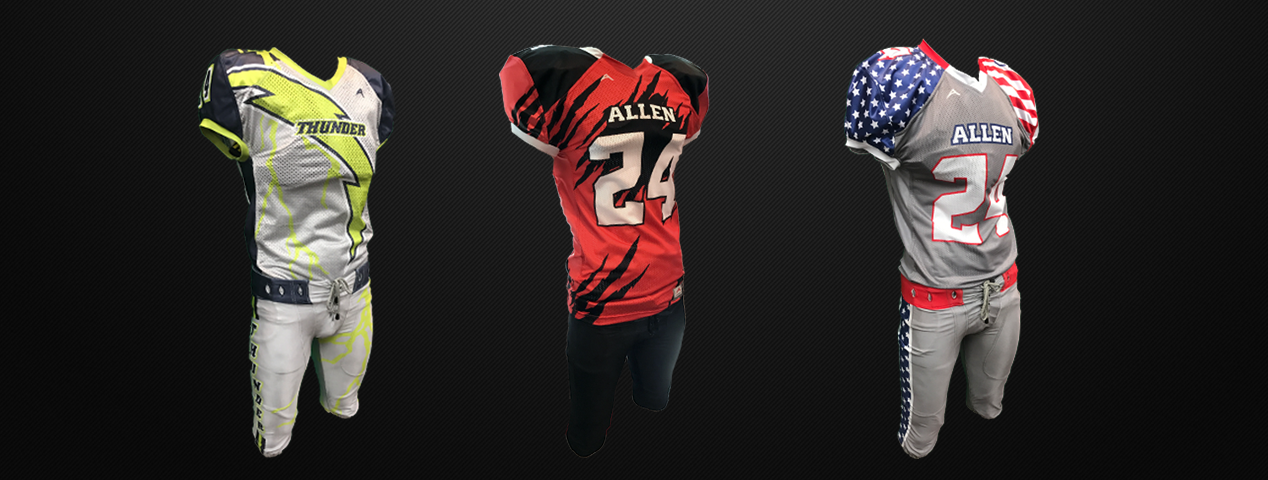 Flag Football Uniform Sublimated Eagles - Allen Sportswear