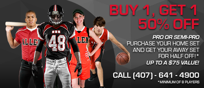 Customized Adult and Youth Baseball uniform promotions