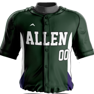 Baseball Jersey Sublimated Aftershock - Allen Sportswear