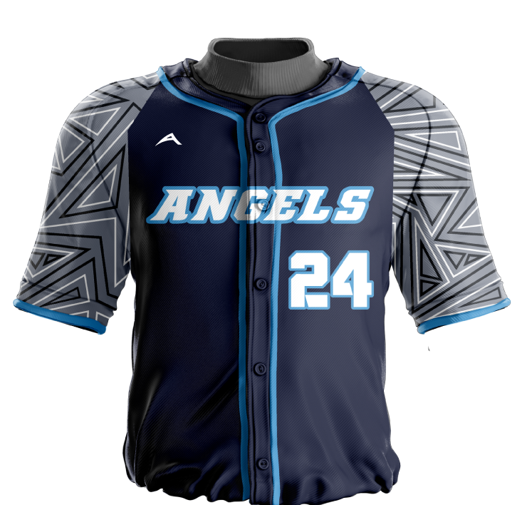 Baseball Jersey Sublimated Angels