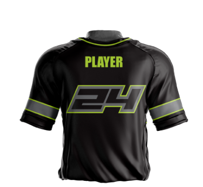 Baseball Jersey Sublimated Explosion Black