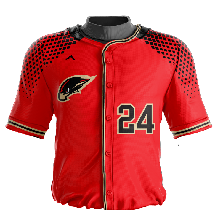 Baseball Jersey Sublimated Hawks