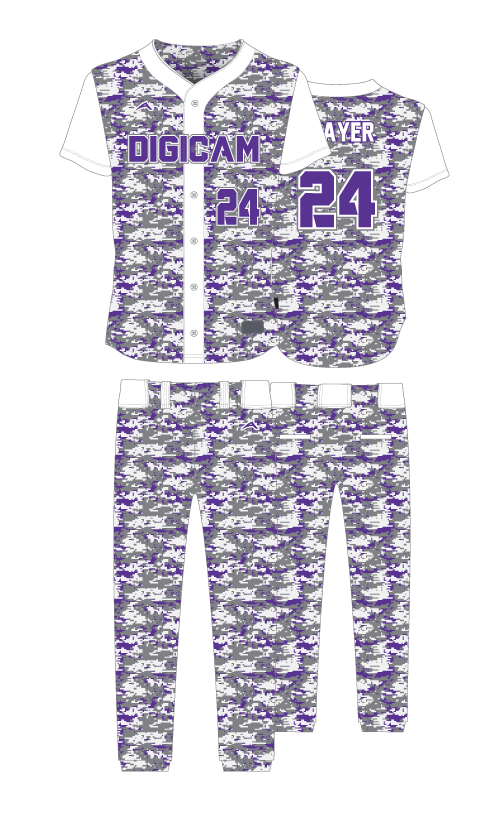 Baseball Softball Sublimation Uniform Digicam Allen Sportswear 9151