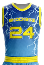 Sublimated Basketball Jersey Swarm style