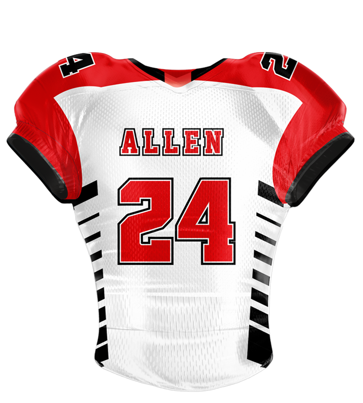 Football Jersey Sublimated Tiger - Allen Sportswear