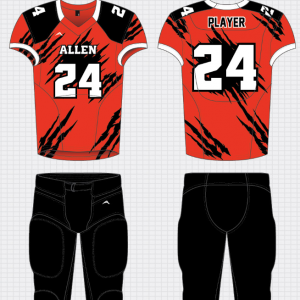 Custom Pro Football Uniforms for Kids, Youth & Adult - Allen Sportswear