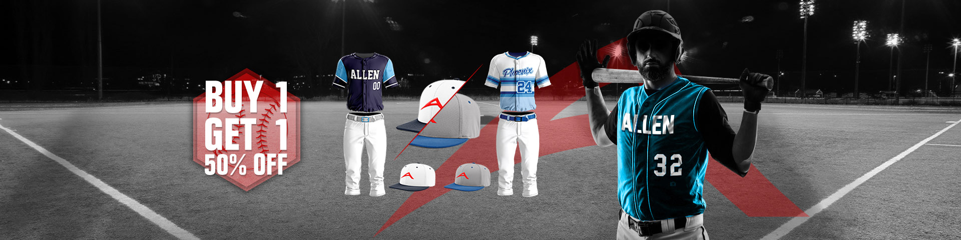 Baseball Uniforms, Packages