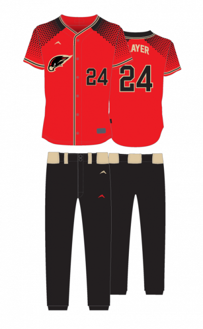 Baseball Softball Sublimated Uniform Hawks Allen Sportswear 8567