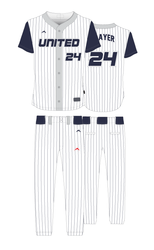 Baseball Softball Sublimated Uniform United Allen Sportswear 7067