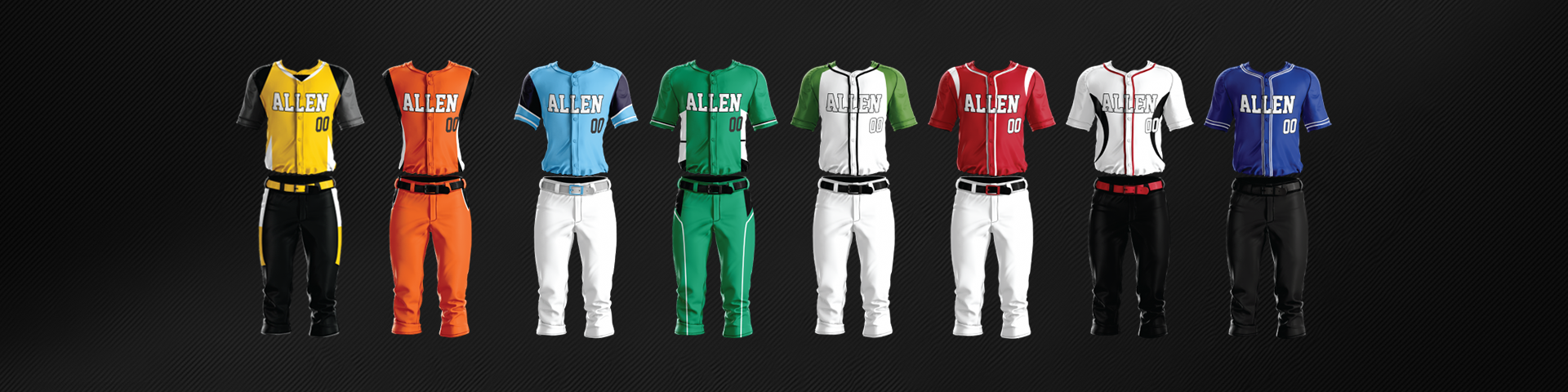 baseball uniforms custom