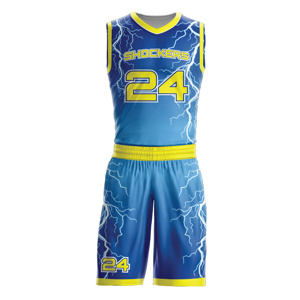 custom made latest basketball jersey uniform design color blue basketball  training clothes sublimation printing